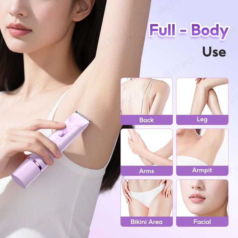 ALLTOU Women Electric Shaver 2 In 1