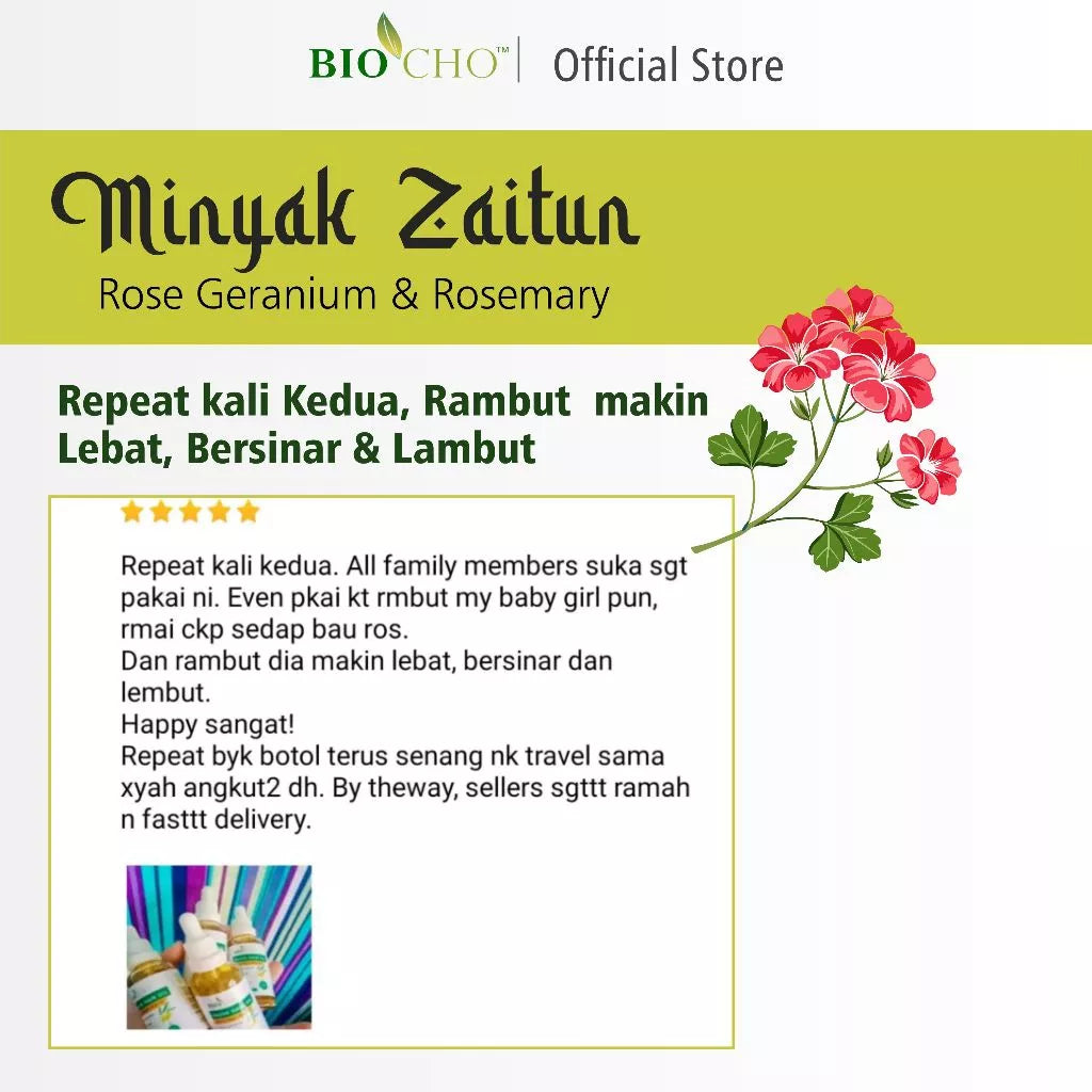 BIOCHO MINYAK RAMBUT ZAITUN