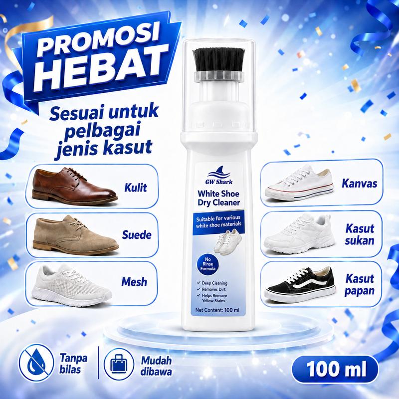 GW SHARK WHITE SHOE DRY CLEANER
