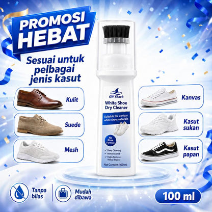 GW SHARK WHITE SHOE DRY CLEANER