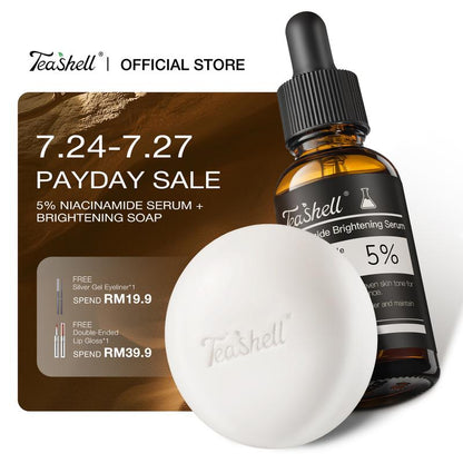 Teashell Brightening Serum & Brightening Soap