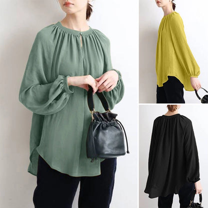 Brenda Solid Korea Blouse