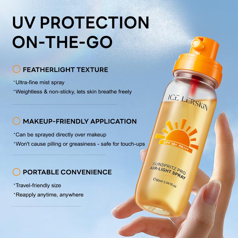 ICELERSKIN LIGHT SUNSCREEN MIST SPF50+