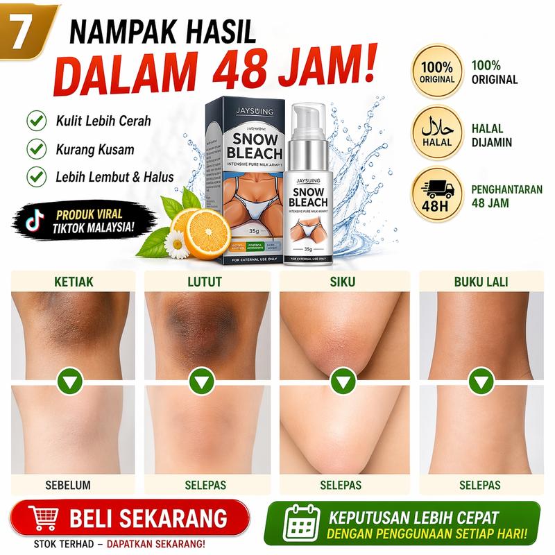 JAYSUING SNOW BLEACH FACE & BODY CREAM [LULUS KKM]