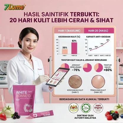 7LUME WHITE TOMATO BEAUTY DRINK [LULUS KKM]