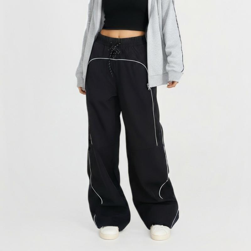 CEECILE MOTION WIDE LEG CARGO PANTS