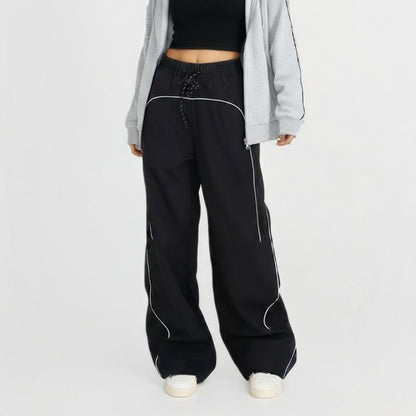 CEECILE MOTION WIDE LEG CARGO PANTS
