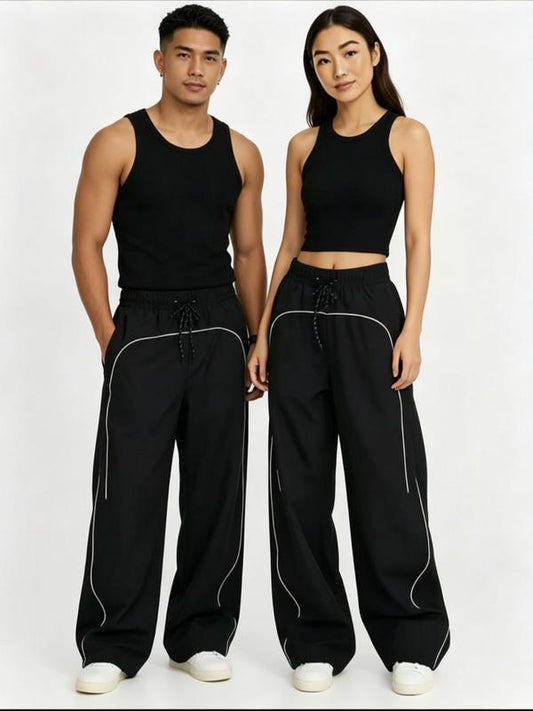 CEECILE MOTION WIDE LEG CARGO PANTS