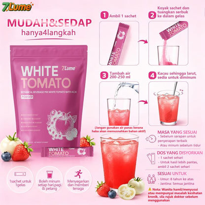 7LUME WHITE TOMATO BEAUTY DRINK [LULUS KKM]