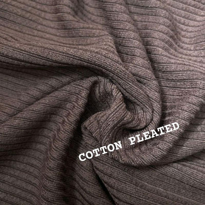 VELORA™ Pleated V-Neck Blouse