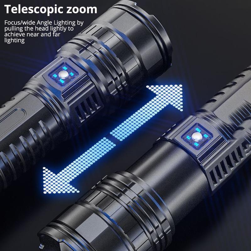 1000W LED FLASHLIGHT RECHARGEABLE