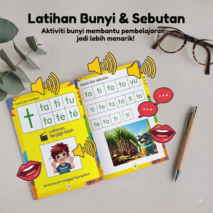 Set Cepat Baca Read Monster - Teknik Lakon & Bunyi