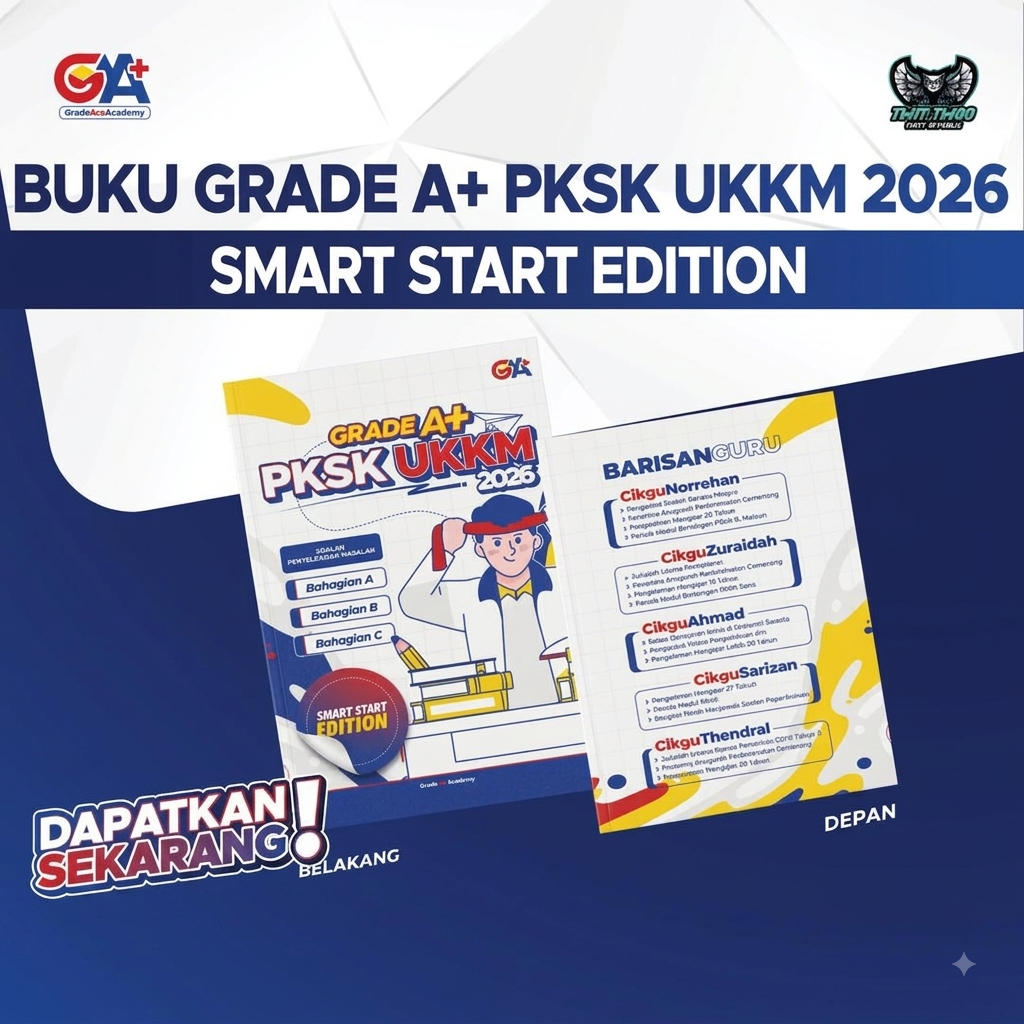 BUKU PKSK | [2026 TERKINI] GRADE A+ PKSK & UKKM 2026
