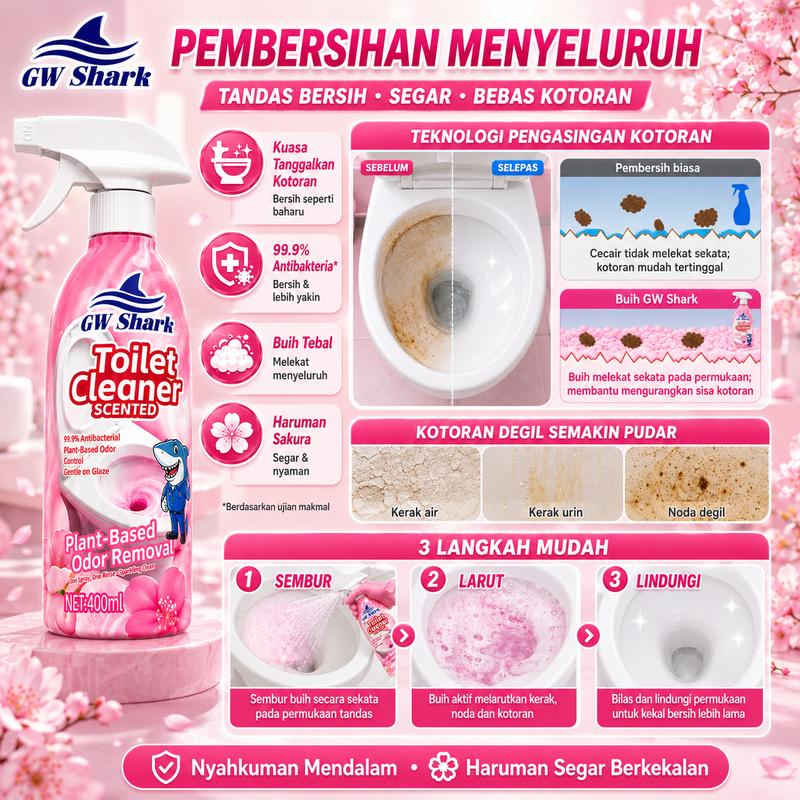 GW SHARK PENCUCI TANDAS