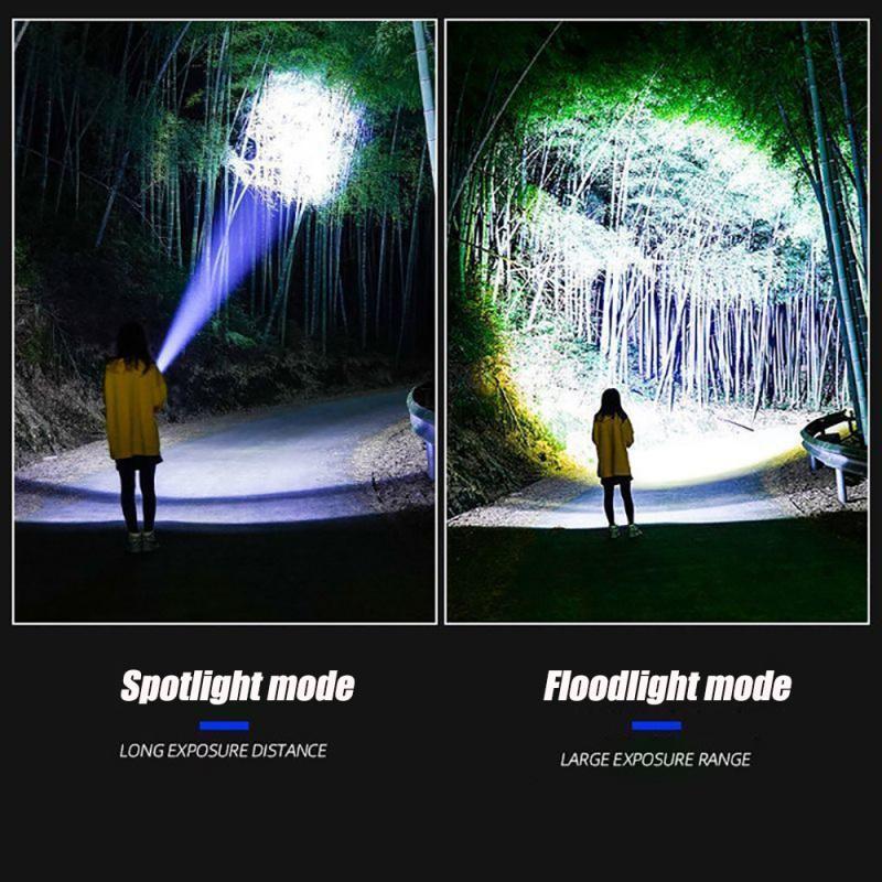 1000W LED FLASHLIGHT RECHARGEABLE