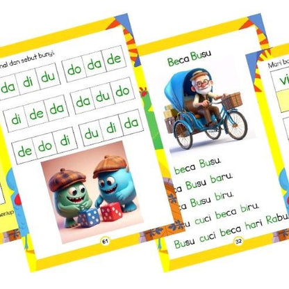 Set Cepat Baca Read Monster - Teknik Lakon & Bunyi