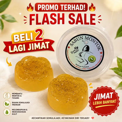 SABUN MONTOK HERBA SEMULAJADI 100% – HALAL