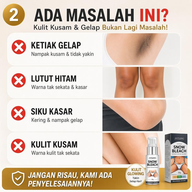 JAYSUING SNOW BLEACH FACE & BODY CREAM [LULUS KKM]