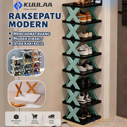 RAK KASUT BERLAPIS