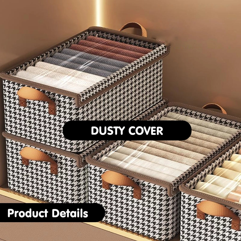 DR.STORAGE FOLDABLE CLOTHES STORAGE BOX