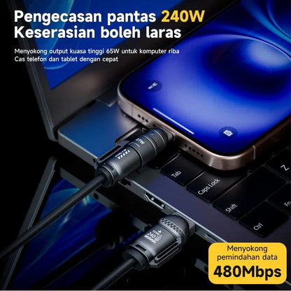 NIUMO KABEL PENGECAS 4-IN-1