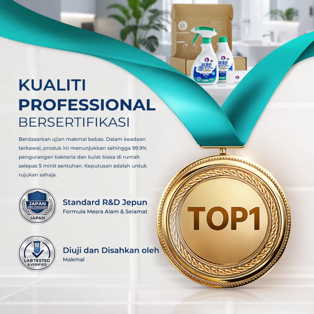 LOGESKI SPRAY CLEANER BILIK AIR