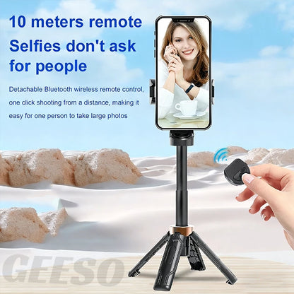 EESO 3 IN 1 Bluetooth Phone Grip Selfie Stick Tripod