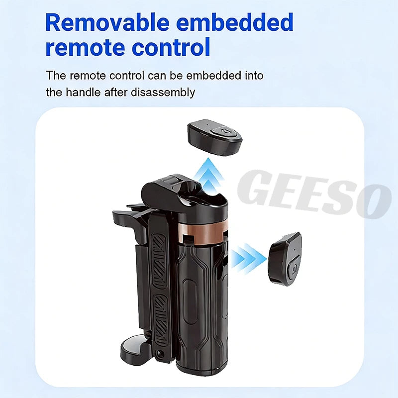 EESO 3 IN 1 Bluetooth Phone Grip Selfie Stick Tripod