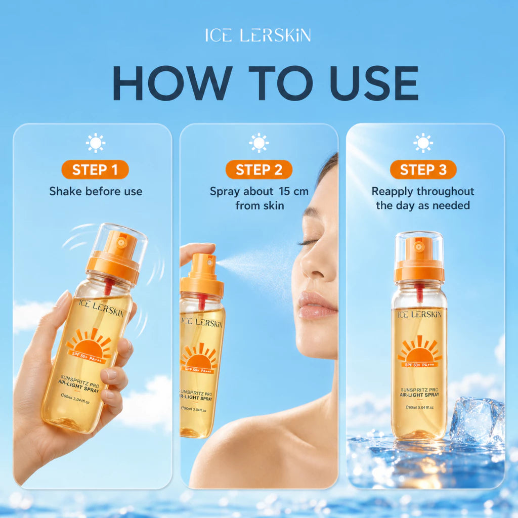 ICELERSKIN LIGHT SUNSCREEN MIST SPF50+