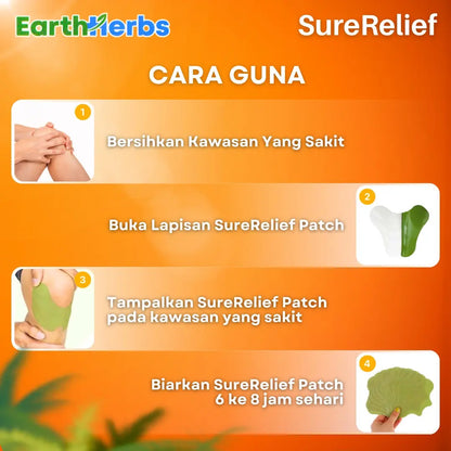 EarthHerbs SureRelief Knee Patch