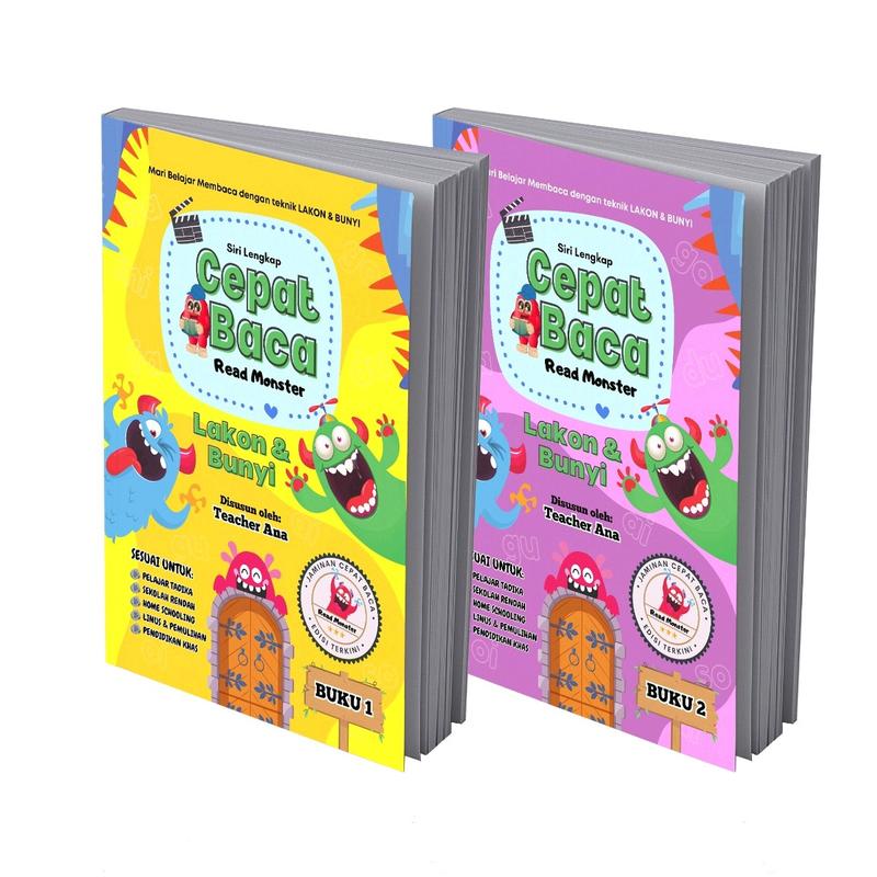 Set Cepat Baca Read Monster - Teknik Lakon & Bunyi