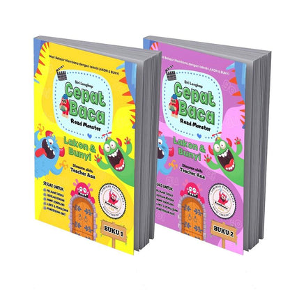 Set Cepat Baca Read Monster - Teknik Lakon & Bunyi