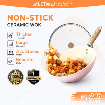 ALLTOU CERAMIC NON-STICK PAN