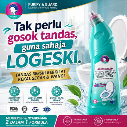 LOGESKI TOILET &amp; BATHROOM CLEANER