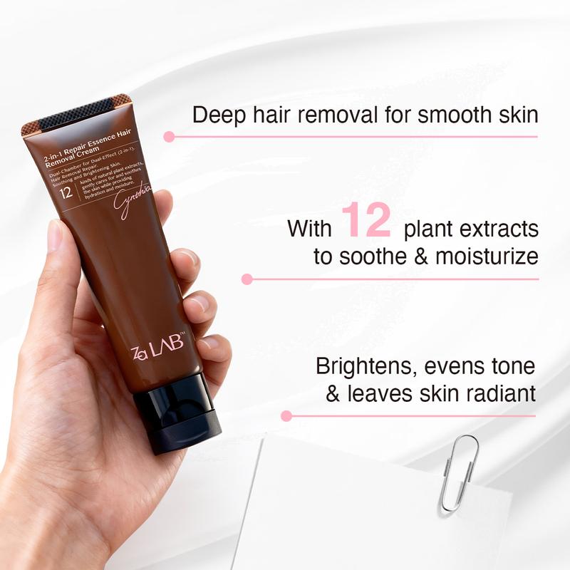 ZA LAB 2-IN-1 HAIR REMOVAL & BRIGHTENING CREAM