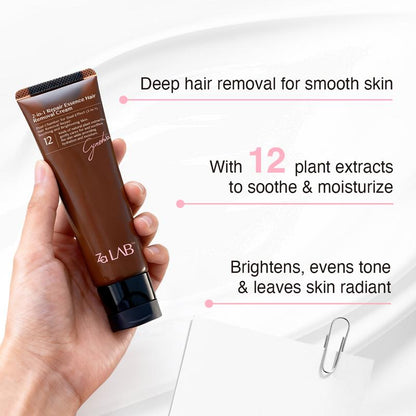 ZA LAB 2-IN-1 HAIR REMOVAL & BRIGHTENING CREAM