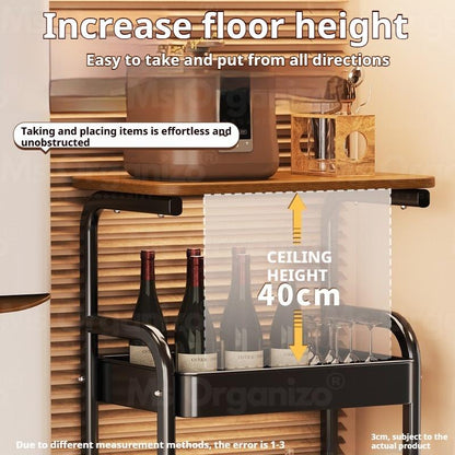MEJA TROLI SERBAGUNA 2-IN-1