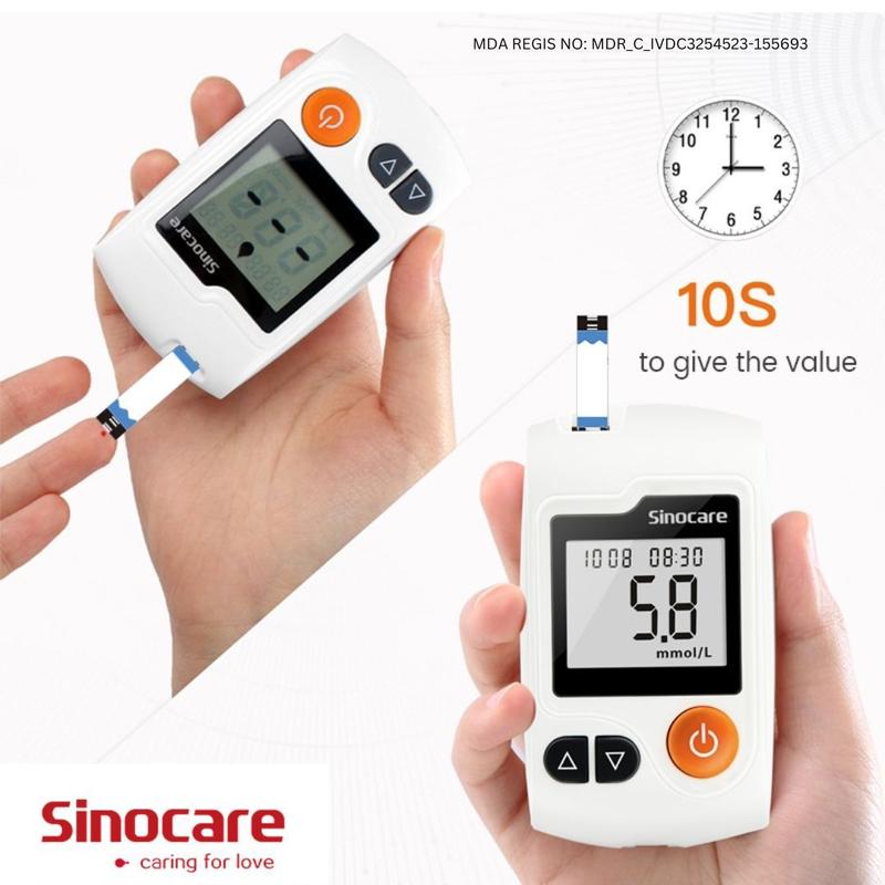 SINOCARE GA-3 BLOOD GLUCOSE METER