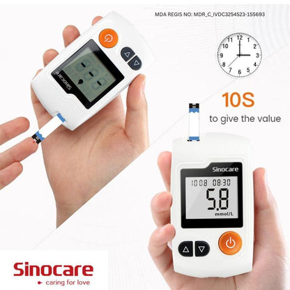 SINOCARE GA-3 BLOOD GLUCOSE METER