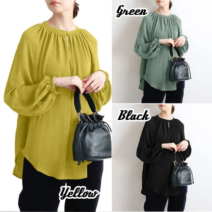Brenda Solid Korea Blouse