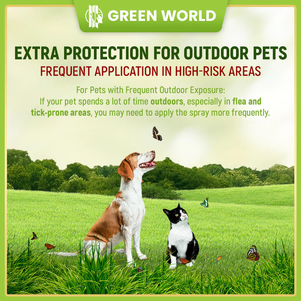 GREEN WORLD FLEA & TICK SPRAY