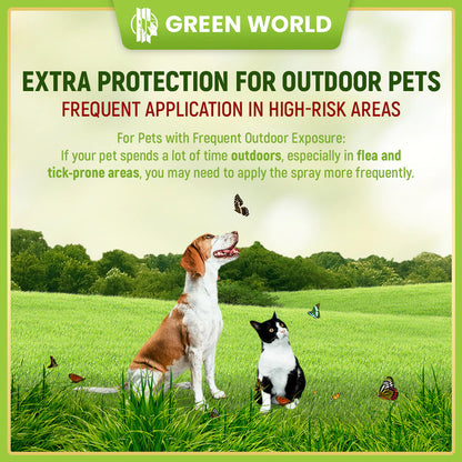 GREEN WORLD FLEA & TICK SPRAY