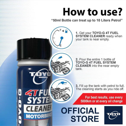 TOYO-G 4T Fuel System Cleaner Motorbike
