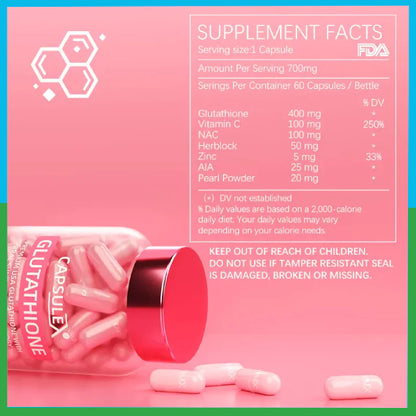CAPSULE GLUTATHIONE X VITAMIN C