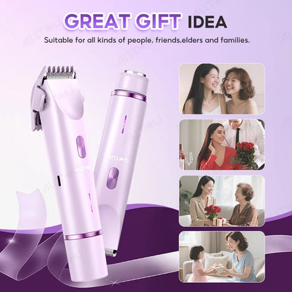 ALLTOU Women Electric Shaver 2 In 1