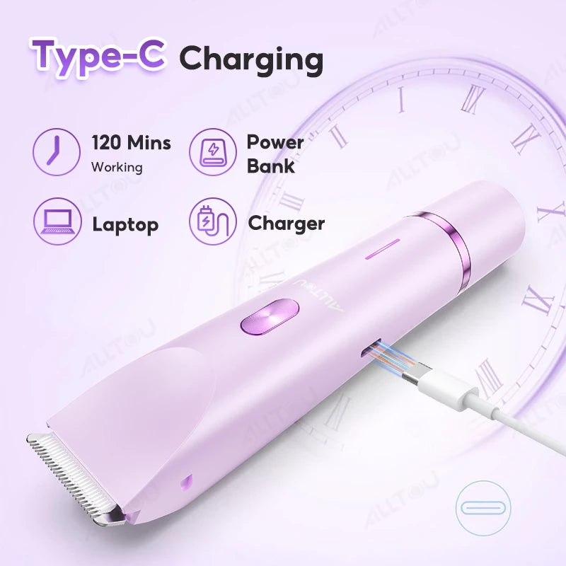ALLTOU Women Electric Shaver 2 In 1