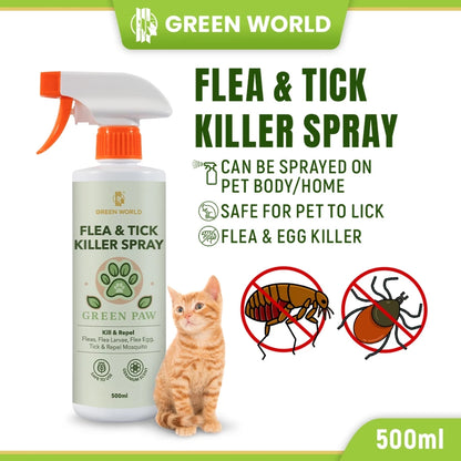 GREEN WORLD FLEA & TICK SPRAY