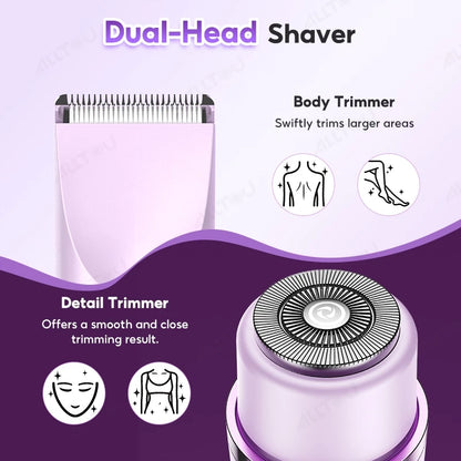 ALLTOU Women Electric Shaver 2 In 1