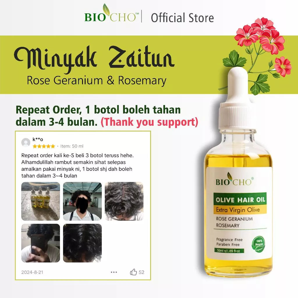 BIOCHO MINYAK RAMBUT ZAITUN