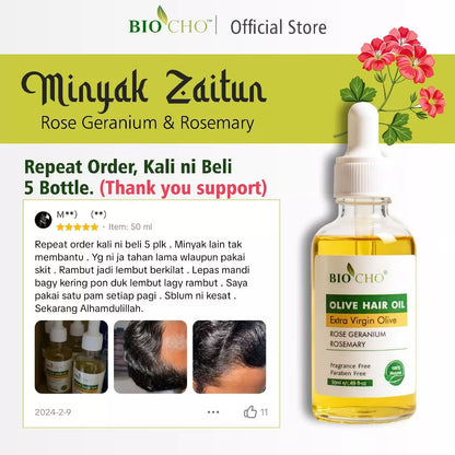 BIOCHO MINYAK RAMBUT ZAITUN